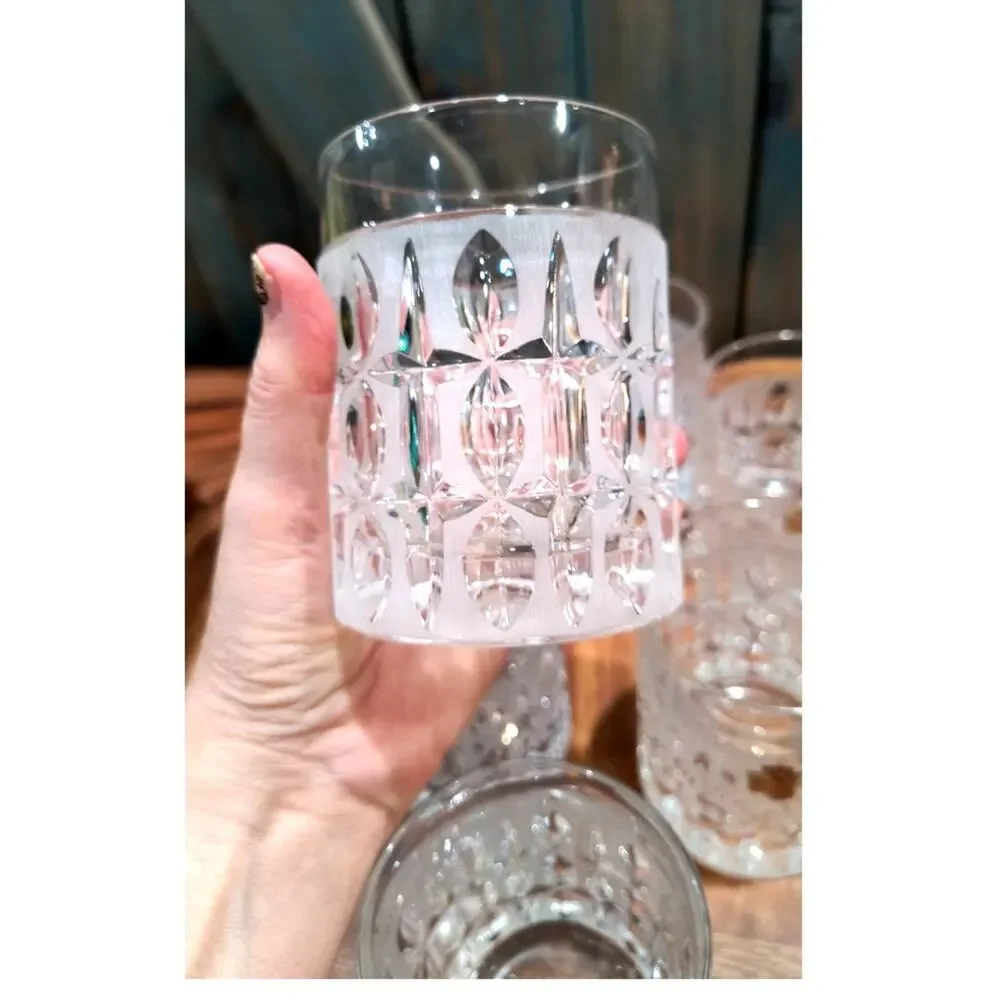 663. Nachtmann Leaded Crystal Whiskey Low Ball Tumbler Set of 6 Made In Germany